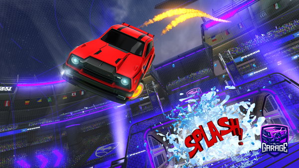 A Rocket League car design from Pikuu23
