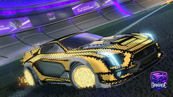 A Rocket League car design from FullWarrior