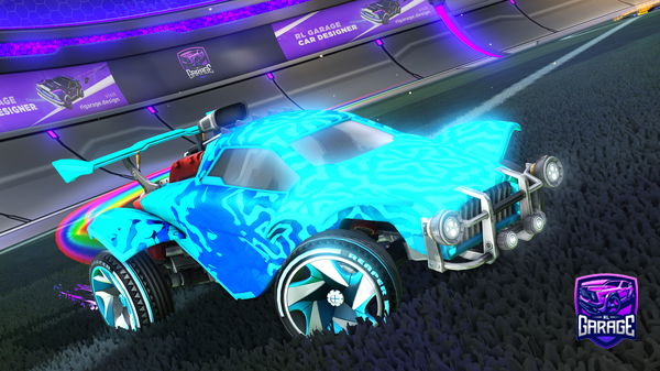 A Rocket League car design from wategaming