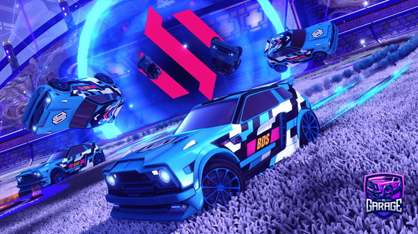 A Rocket League car design from KingTomi14