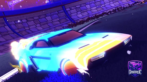 A Rocket League car design from 2boi