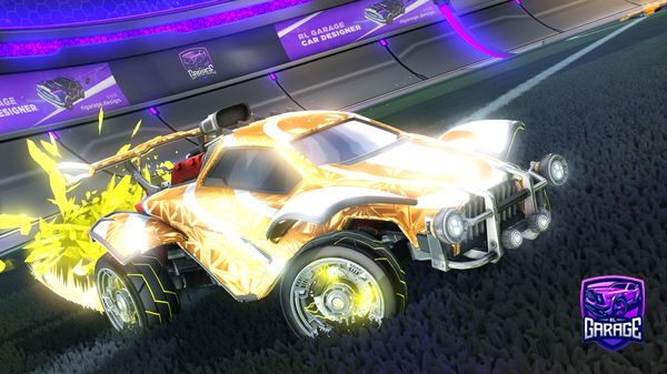 A Rocket League car design from Varix7474