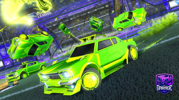 A Rocket League car design from F0XZ4N0