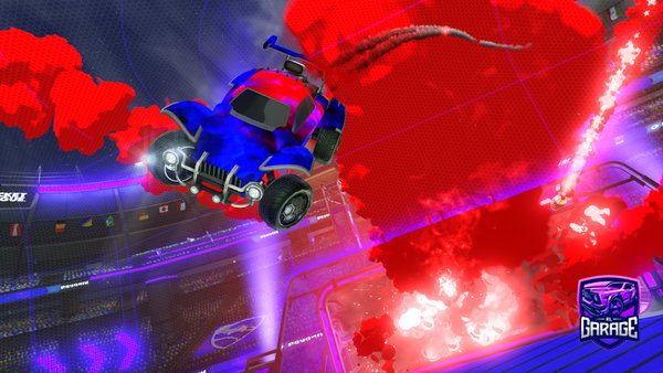 A Rocket League car design from azertio
