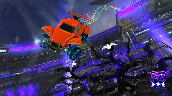 A Rocket League car design from raijinrl