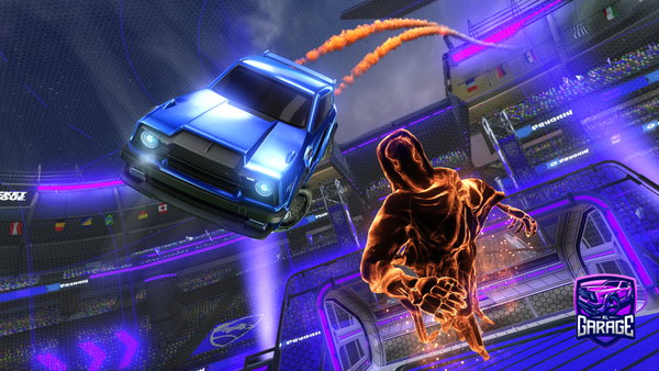 A Rocket League car design from Guto777