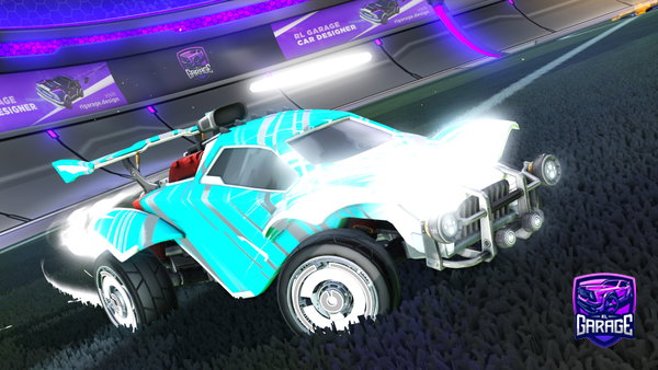 A Rocket League car design from Helux