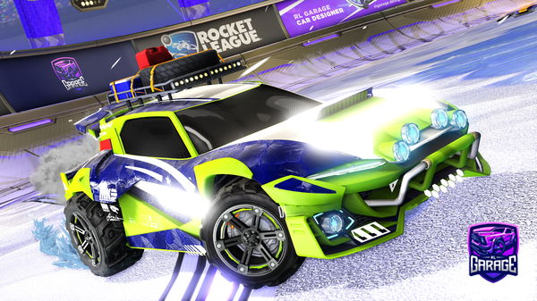 A Rocket League car design from x_INT3NS1TY_x