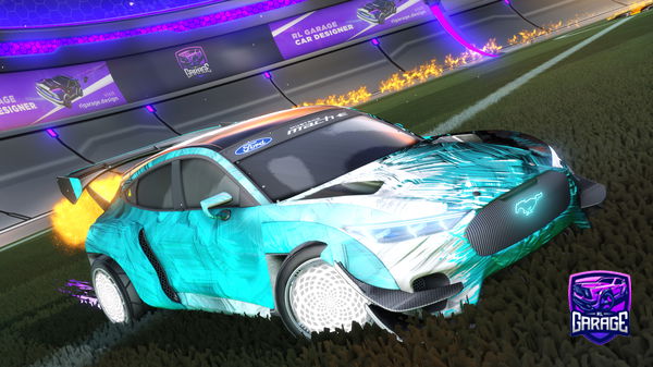 A Rocket League car design from Akasa