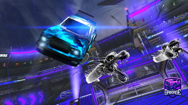 A Rocket League car design from BleulionTV