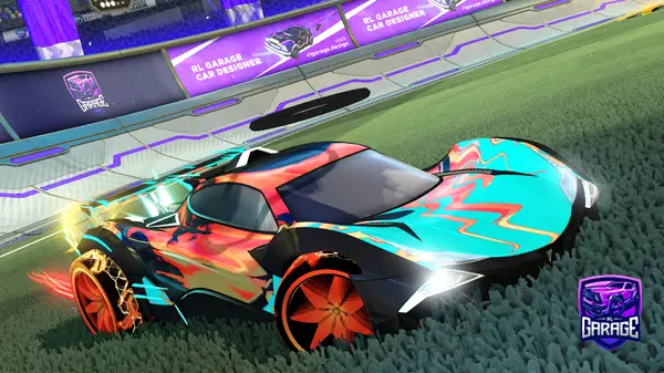 A Rocket League car design from puff1n