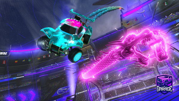 A Rocket League car design from Doggo_Rl_