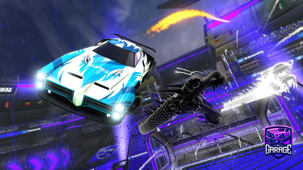 A Rocket League car design from Popcorn563