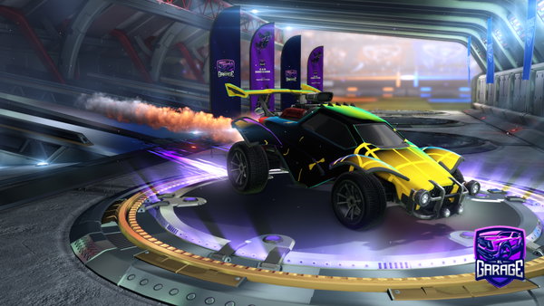 A Rocket League car design from Rhyotoxy