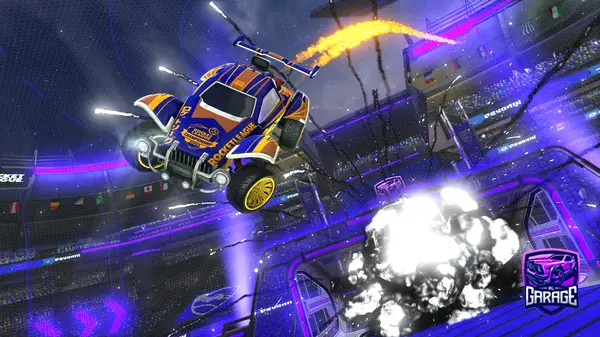 A Rocket League car design from FlyingEddie0