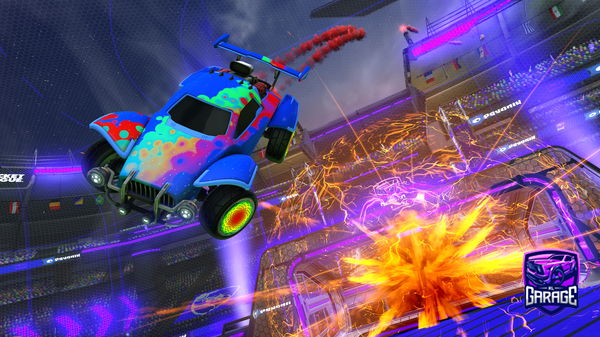 A Rocket League car design from Jowers1234