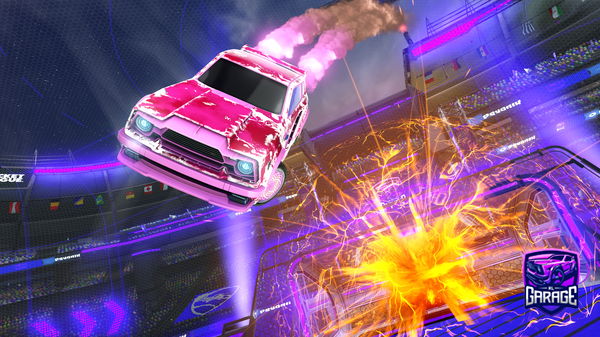 A Rocket League car design from Markalee111