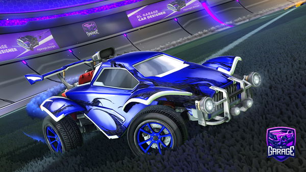 A Rocket League car design from Synyxity