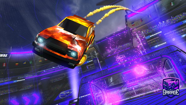 A Rocket League car design from Tselmeg