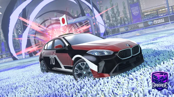 A Rocket League car design from Red2700sinkai