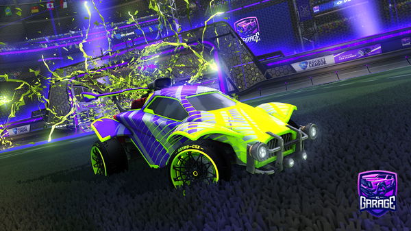 A Rocket League car design from ExoT_