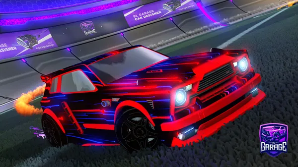 A Rocket League car design from Ludo-margot