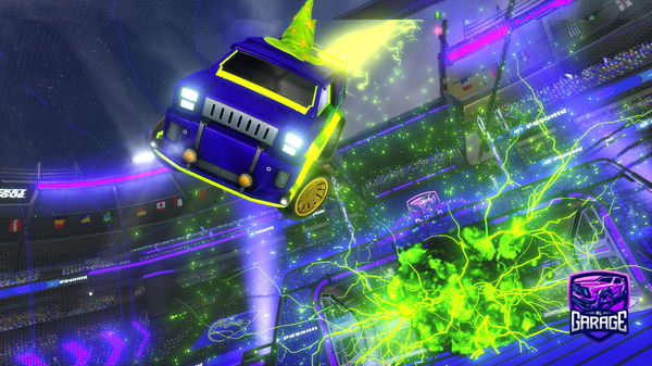 A Rocket League car design from dookiebozo