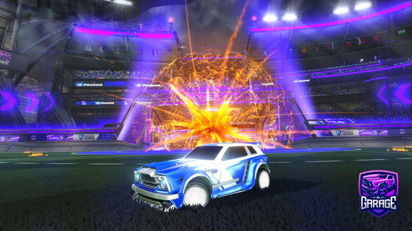 A Rocket League car design from klxpzrl