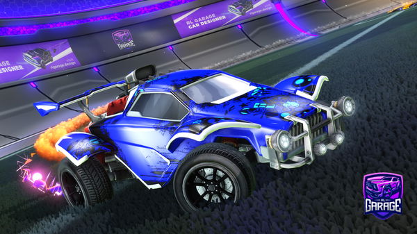 A Rocket League car design from Caillou_894