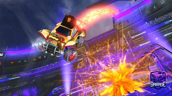 A Rocket League car design from Wolfgodmak