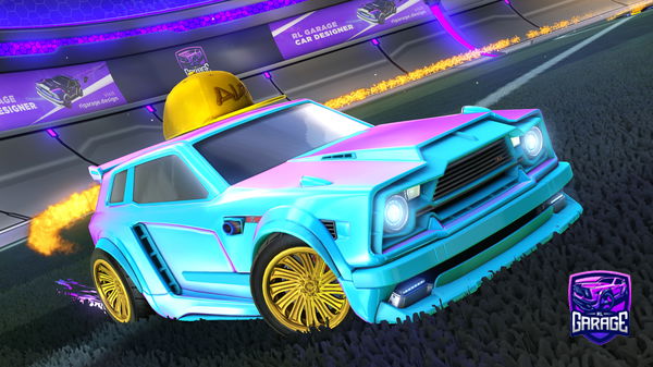 A Rocket League car design from zaddation