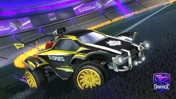 A Rocket League car design from Blackbomb643