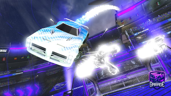 A Rocket League car design from TTVCURTIE