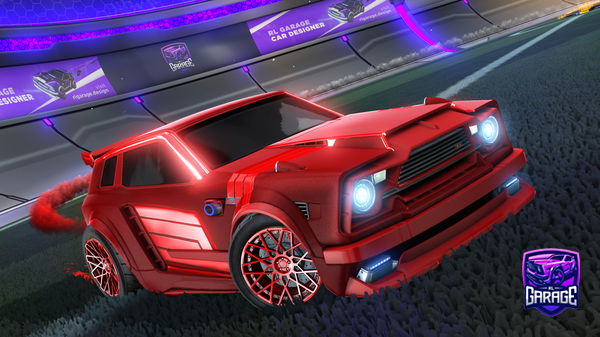 A Rocket League car design from jp18887