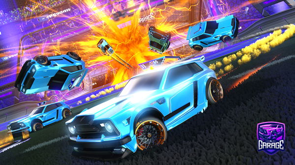 A Rocket League car design from Potato24