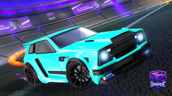 A Rocket League car design from Caillou_894