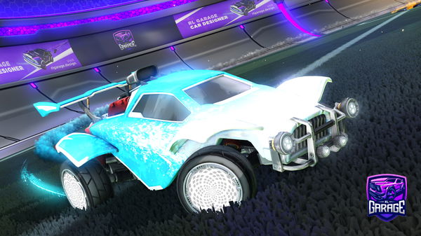 A Rocket League car design from SpotVoid
