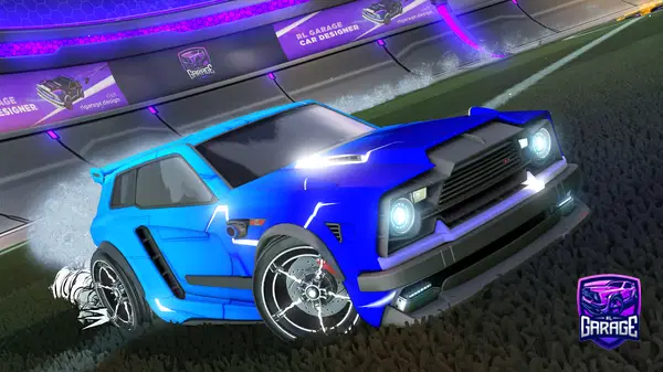 A Rocket League car design from eloxam7