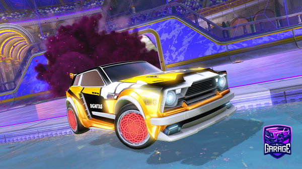 A Rocket League car design from Squidgeio