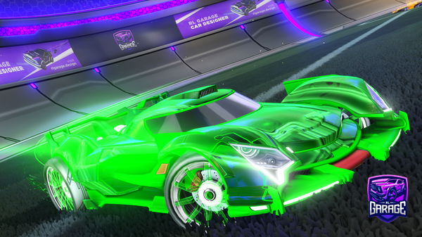 A Rocket League car design from DavidWondeRR