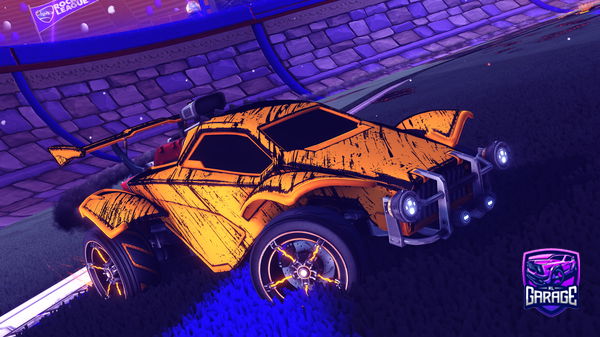 A Rocket League car design from M854