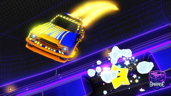 A Rocket League car design from Handheldcat