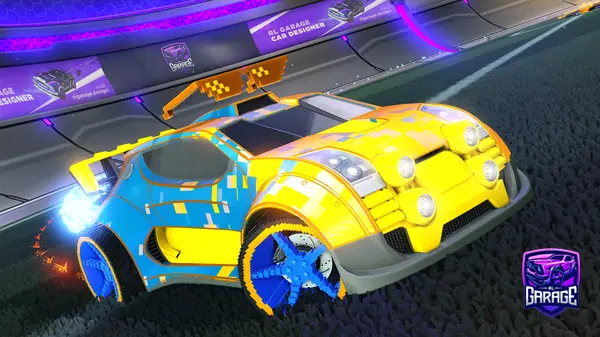 A Rocket League car design from Jpants1272