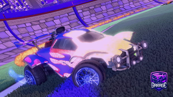 A Rocket League car design from Nonamebutpc