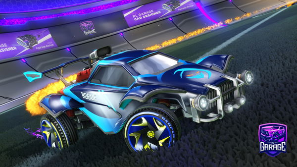 A Rocket League car design from Etfooty