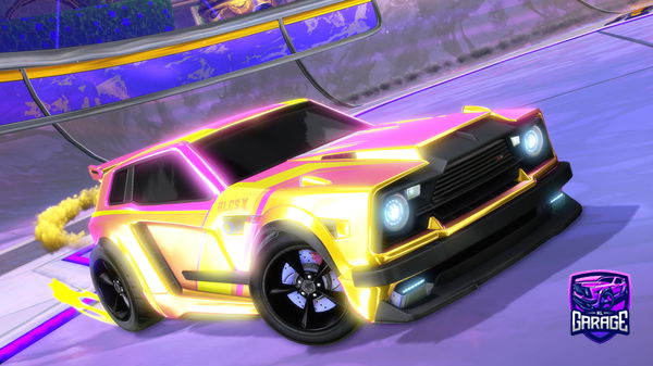 A Rocket League car design from Unixo