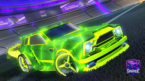 A Rocket League car design from Player1208