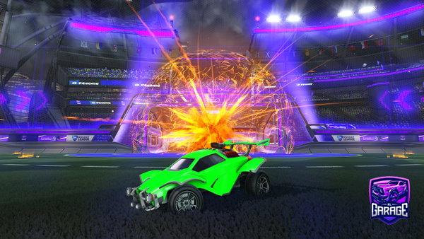 A Rocket League car design from VicLive321