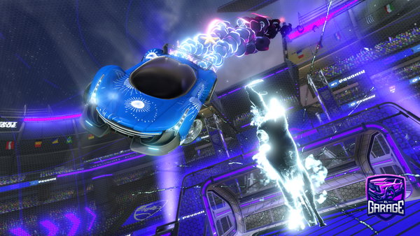 A Rocket League car design from FlashRun77