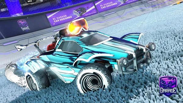 A Rocket League car design from Skywalk10